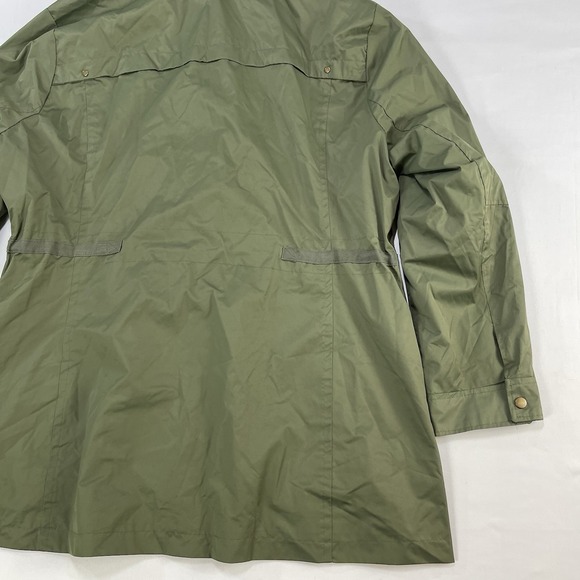 YOKI Jacket Coat Women's 3XL  Green Anorak Full Zip Hooded Drawstring Waist - Picture 11 of 13